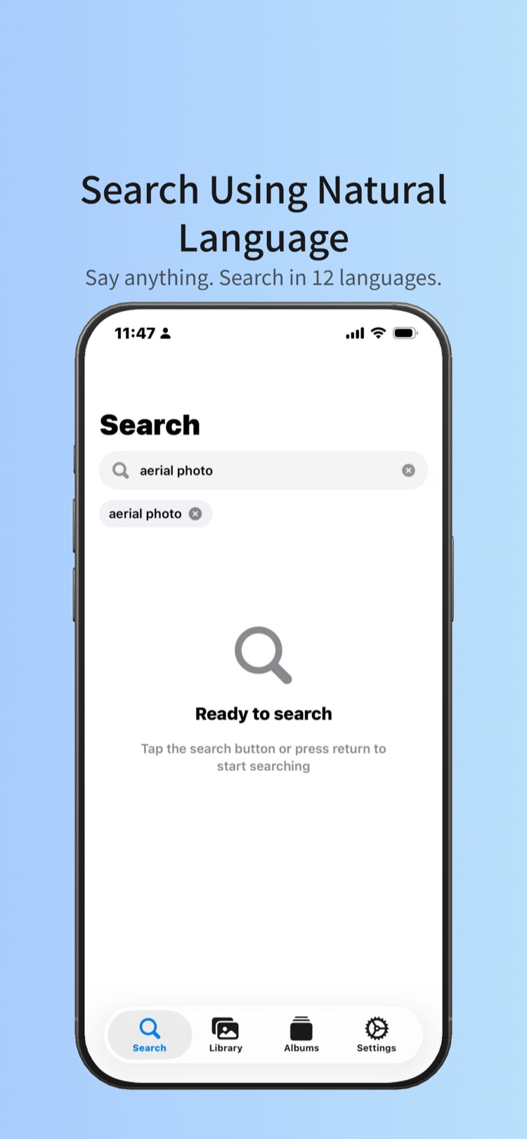 PicSeek App Interface Screenshot